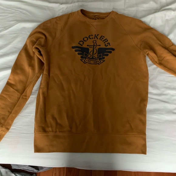 Dockers Men’s mustard sweatshirt - Picture 1 of 6
